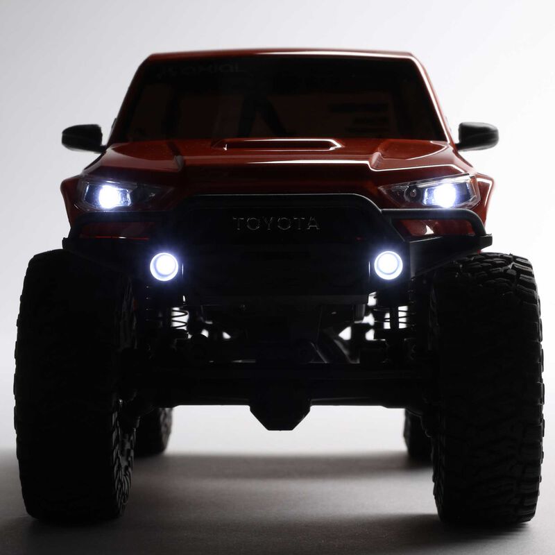 1/24 SCX24 Toyota 4Runner 4X4 RTR Brushed Rock Crawler (Battery & Charger Included), Orange - Xtreme RC