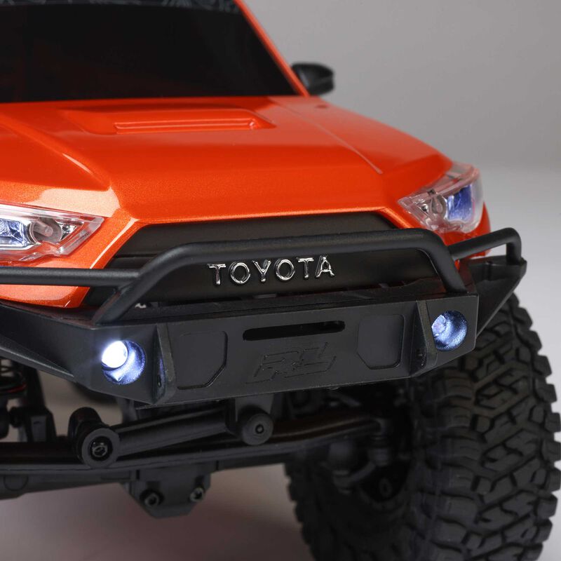 1/24 SCX24 Toyota 4Runner 4X4 RTR Brushed Rock Crawler (Battery & Charger Included), Orange - Xtreme RC