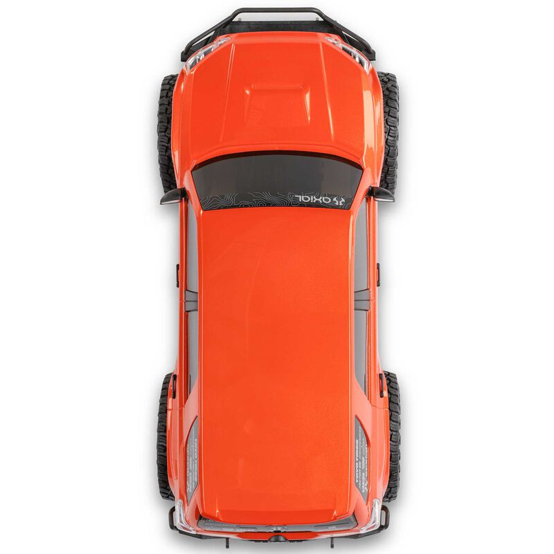 1/24 SCX24 Toyota 4Runner 4X4 RTR Brushed Rock Crawler (Battery & Charger Included), Orange - Xtreme RC