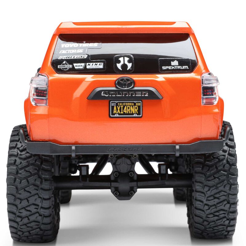1/24 SCX24 Toyota 4Runner 4X4 RTR Brushed Rock Crawler (Battery & Charger Included), Orange - Xtreme RC