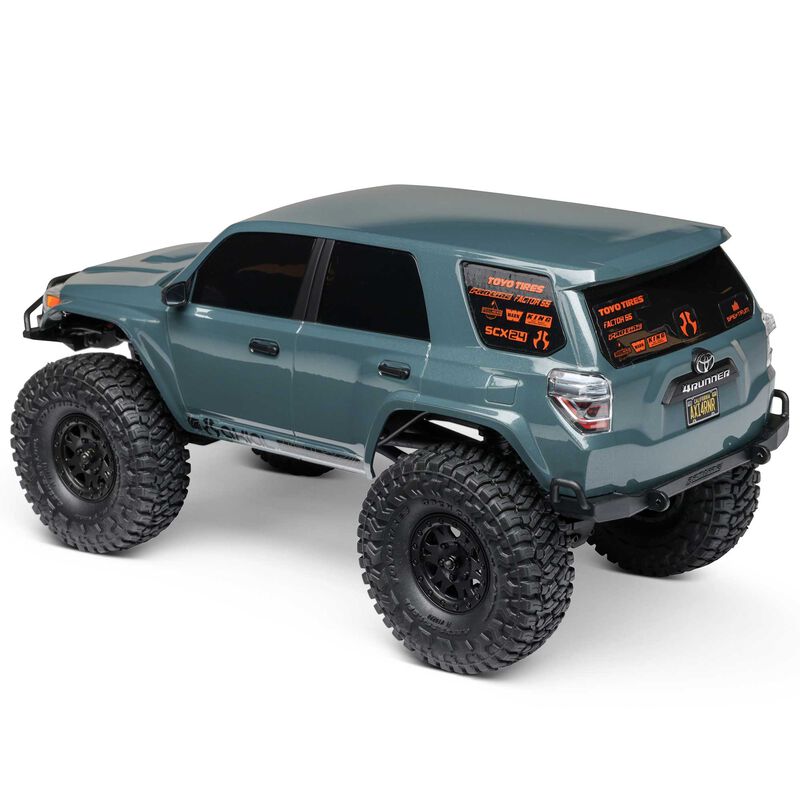1/24 SCX24 Toyota 4Runner 4X4 RTR Brushed Rock Crawler (Battery & Charger Included), Gray - Xtreme RC