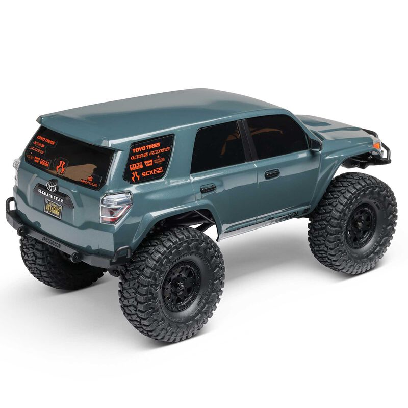 1/24 SCX24 Toyota 4Runner 4X4 RTR Brushed Rock Crawler (Battery & Charger Included), Gray - Xtreme RC