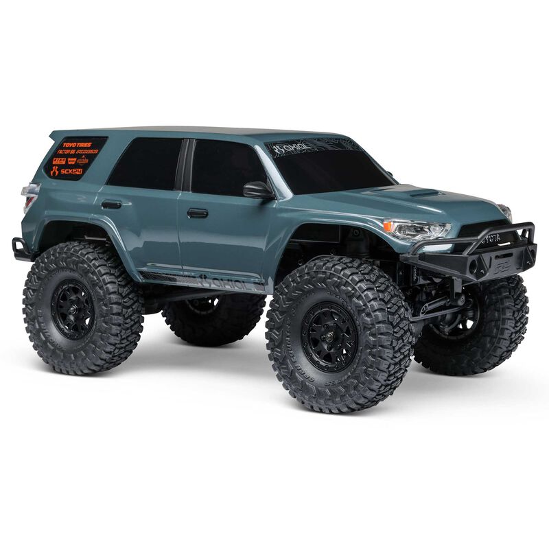 1/24 SCX24 Toyota 4Runner 4X4 RTR Brushed Rock Crawler (Battery & Charger Included), Gray - Xtreme RC