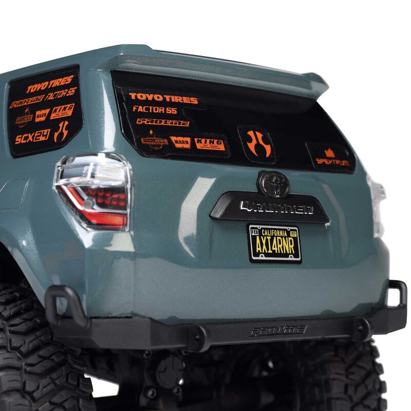 1/24 SCX24 Toyota 4Runner 4X4 RTR Brushed Rock Crawler (Battery & Charger Included), Gray - Xtreme RC
