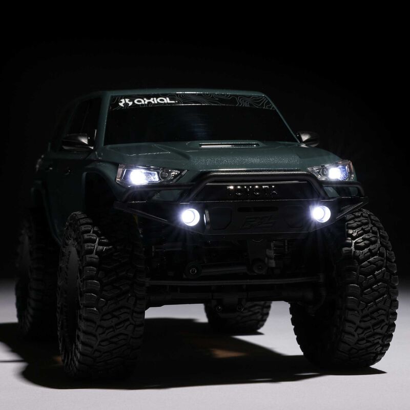 1/24 SCX24 Toyota 4Runner 4X4 RTR Brushed Rock Crawler (Battery & Charger Included), Gray - Xtreme RC