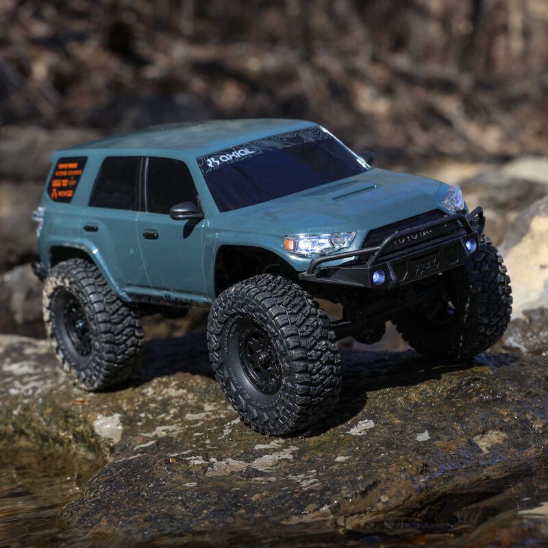 1/24 SCX24 Toyota 4Runner 4X4 RTR Brushed Rock Crawler (Battery & Charger Included), Gray - Xtreme RC