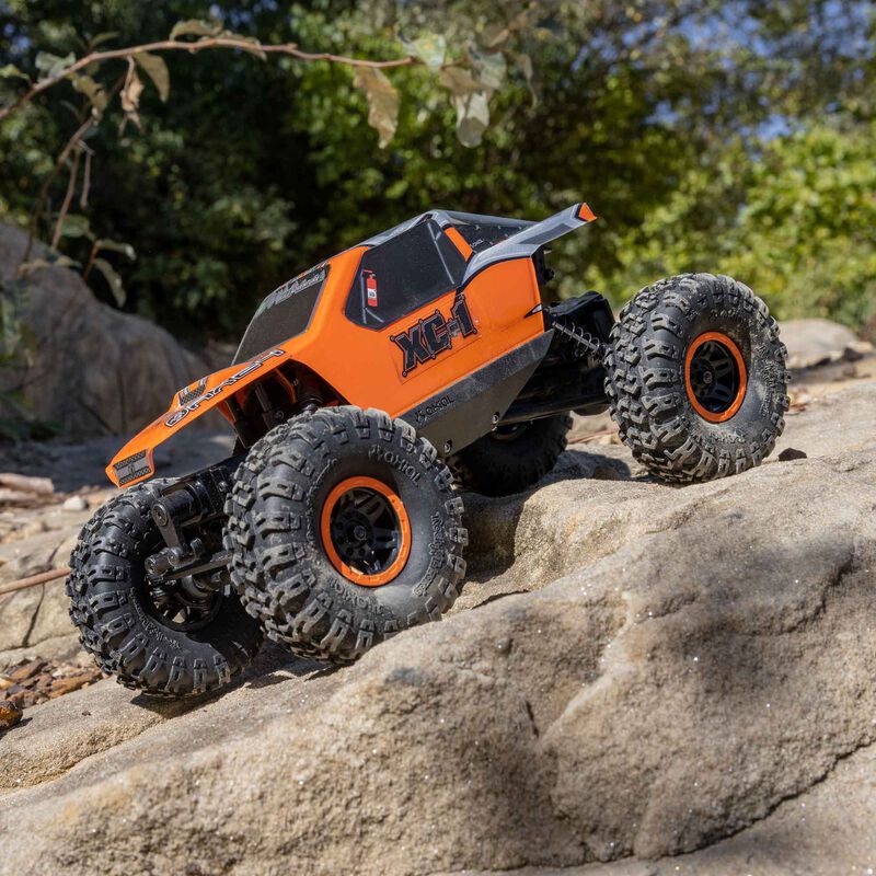 AX24 XC-1, 1/24th 4WS Crawler Brushed RTR, Orange - Xtreme RC