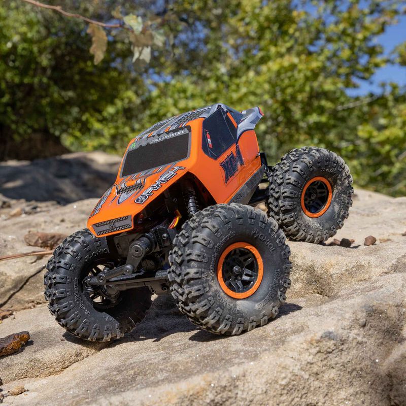 AX24 XC-1, 1/24th 4WS Crawler Brushed RTR, Orange - Xtreme RC