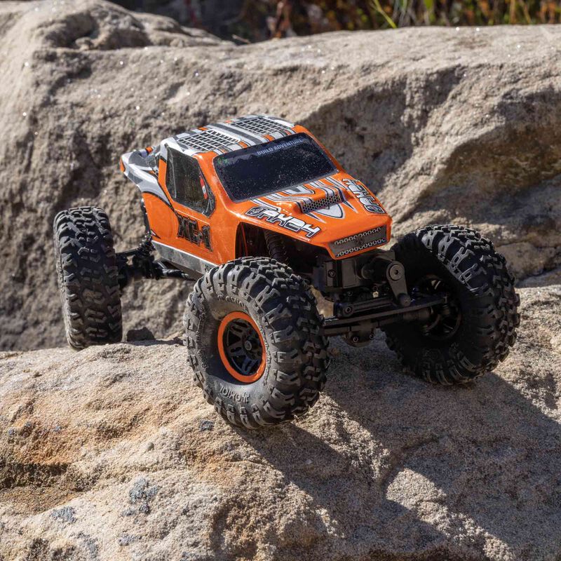 AX24 XC-1, 1/24th 4WS Crawler Brushed RTR, Orange - Xtreme RC