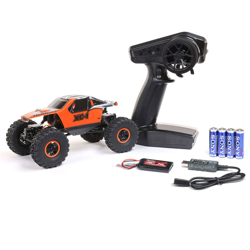 AX24 XC-1, 1/24th 4WS Crawler Brushed RTR, Orange - Xtreme RC