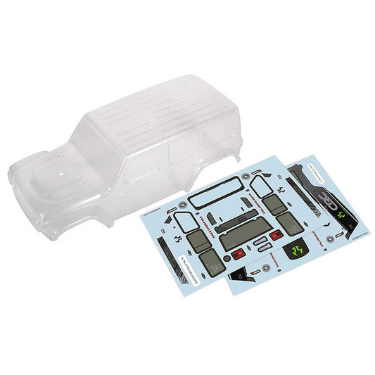 2019 Jeep JLU CRC Body, Clear & Precut: SCX24 - Xtreme RC