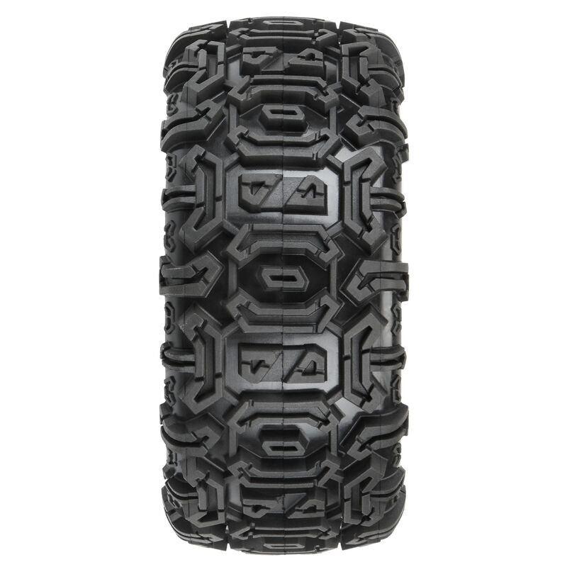 Warthog SC 2.2"/3.0" Off-Road Tires Mounted on Ripper Black 6x30 Removable 12mm Hex Wheels (2) for Slash 2wd & Slash 4x4 Front or Rear
