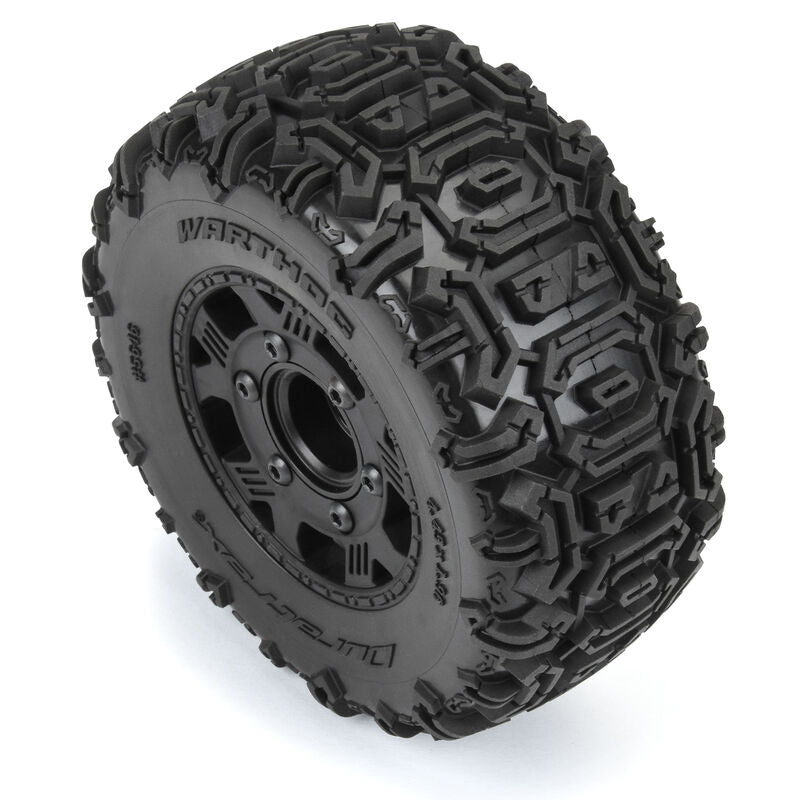 Warthog SC 2.2"/3.0" Off-Road Tires Mounted on Ripper Black 6x30 Removable 12mm Hex Wheels (2) for Slash 2wd & Slash 4x4 Front or Rear