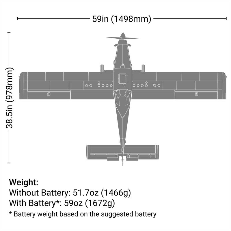 Air Tractor 1.5m BNF Basic w/AS3X & SAFE Select