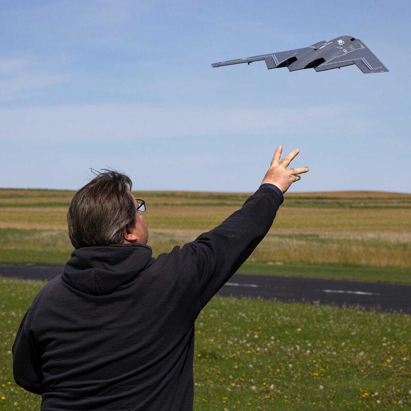 Micro B-2 Spirit of America Twin 30mm EDF BNF Basic - Xtreme RC