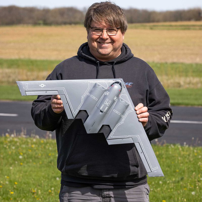 Micro B-2 Spirit of America Twin 30mm EDF BNF Basic - Xtreme RC