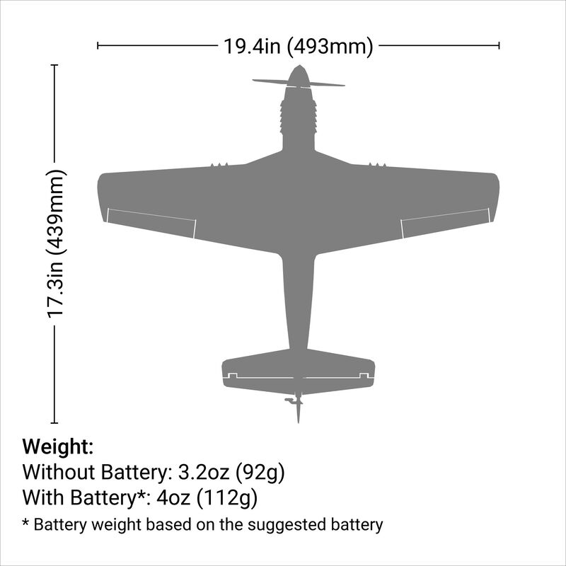 UMX P-51 Voodoo BNF