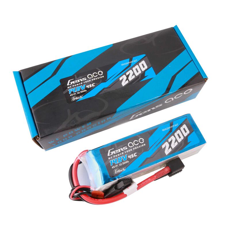 14.8V 2200mAh 4S 45C G-Tech Smart LiPo: Universal - Xtreme RC