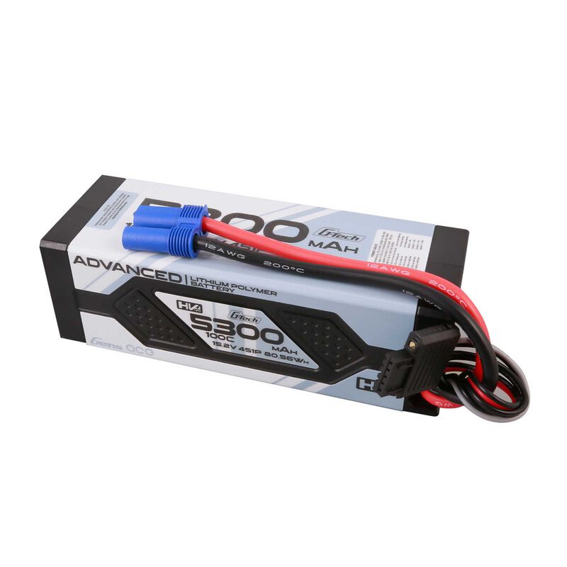 15.2V 5300mAh 4S 100C LiHV battery EC5 - Xtreme RC