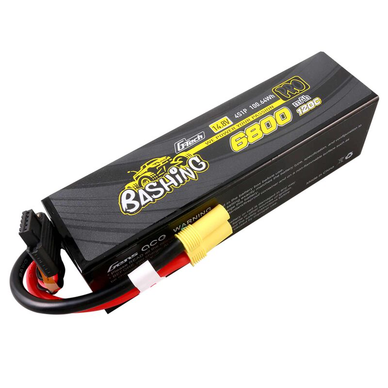 Gens Ace G-tech Bashing Series 6800mAh 14.8V 120C 4S1P Lipo Battery With EC5 - Xtreme RC