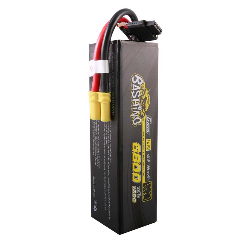 Gens Ace G-tech Bashing Series 6800mAh 14.8V 120C 4S1P Lipo Battery With EC5 - Xtreme RC