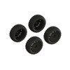 dBoots '2-HO' Tire Set Glued (Black) (2 Pairs) - Xtreme RC
