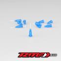 Glue Tip Needles, Thin Bore, Blue 10pc