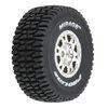 Mirage TT F/R Tires Mounted 12mm Hex Satin Silver Impulse (4) for Arrma Mojave Grom - Xtreme RC