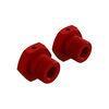 AR310904 Aluminum Wheel Hex 17mm Red (2) - Xtreme RC
