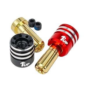 1UP Racing Heatsink Bullet Plug Connectors & Grips, 5mm - Xtreme RC
