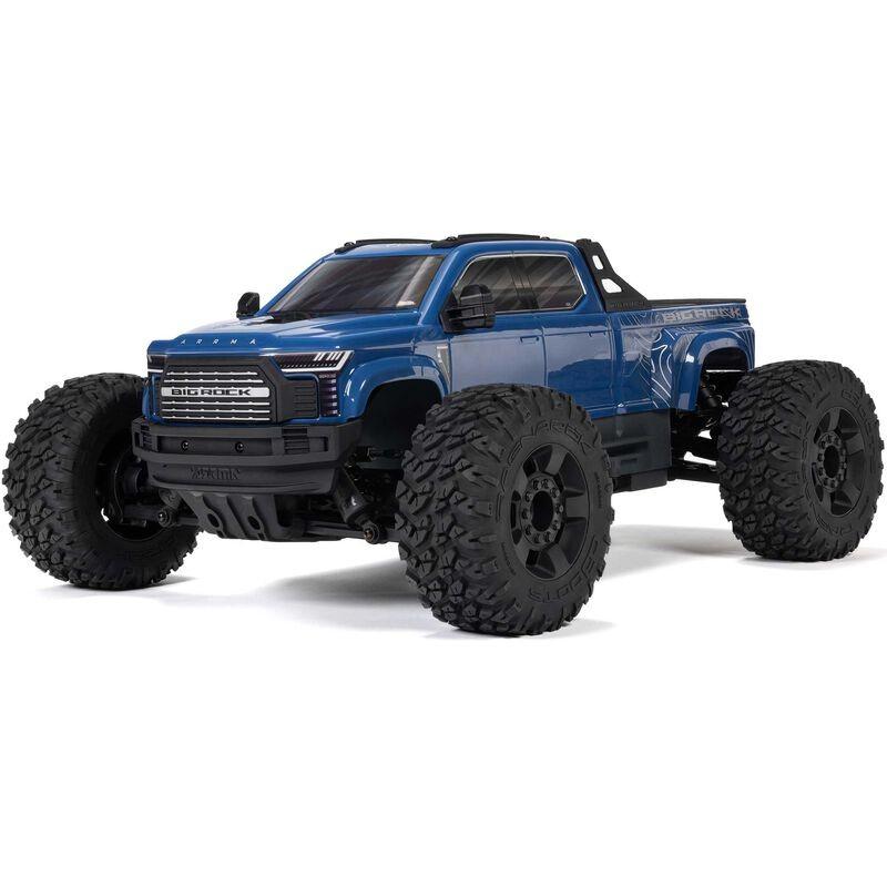 1/10 BIG ROCK 4X4 223S BLX BRUSHLESS STREET TRUCK RTR WITH DSC, (Blue) - Xtreme RC
