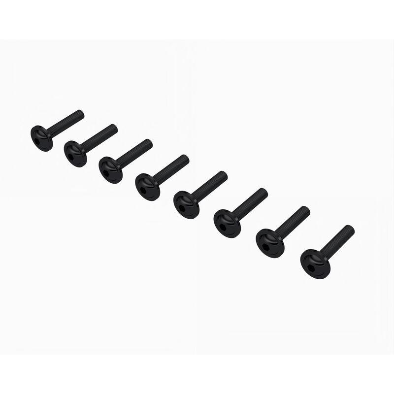 BUTTON HEAD SCREW M3x16mm with WASHER (8Pcs) - Xtreme RC