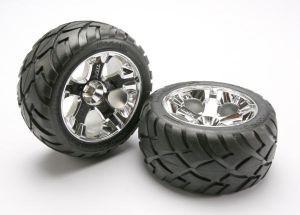 Tires & wheels, assembled, glued - Xtreme RC