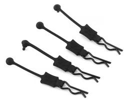 Body Clip Retainers 1/8 Scale (4) Black - Xtreme RC