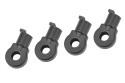 Corally HD Heavy Duty Shock End, Short, Composite, 4pcs for Kagama - Xtreme RC