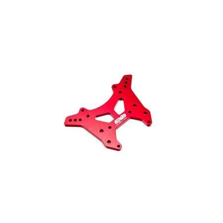 Front Shock Tower CNC 7075 T6 Aluminum L Red - Xtreme RC