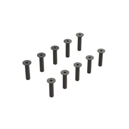 Flat Head Hex Machine Screw, M3.5x16mm (10) - Xtreme RC