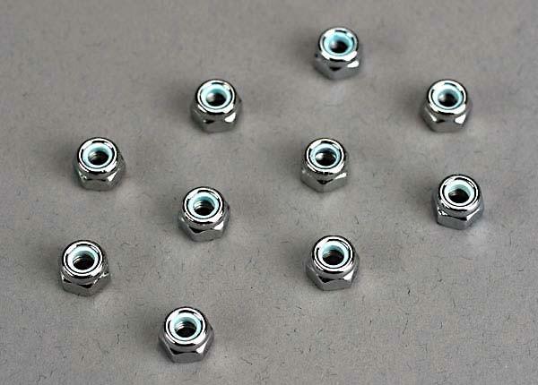 Nuts, 4mm nylon locking ( - Xtreme RC