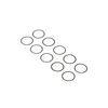 10 x 14mm Shims, 0.1 & 0.2mm (5ea.) - Xtreme RC