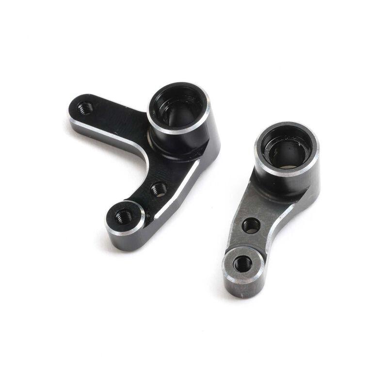 Bell Crank Set, Aluminum, Black: 22S Sprint - Xtreme RC