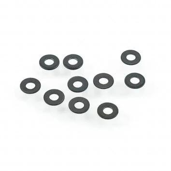 M2.6×6.0x0.5mm Washer (black, 10pcs) - Xtreme RC