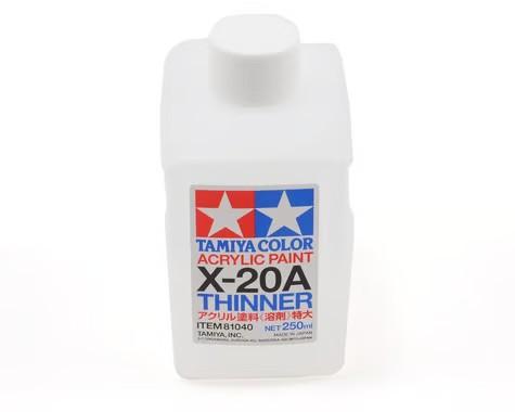 Acrylic/Poly Thinner X-20A, 250ml Bottle - Xtreme RC