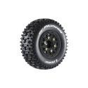 Louise R/C SC-Pioneer 1/10 Short Course Tires, Soft, 12, 14 & 17mm Removable Hex on Black Rim (2) - Xtreme RC