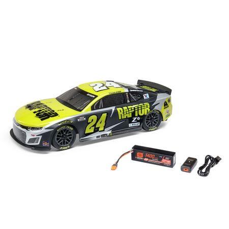 1/12 NASCAR RC Racecar William Byron No. 24 2025 Raptor Chevrolet Camaro ZL1 2S AWD Brushed On-Road (Battery & Charger Included), Black - Xtreme RC