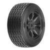 VTA Front Tire 26mm, Mounted Black Wheel - Xtreme RC
