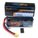 Power Hobby 3S 11.1V 5200MAH 75C Lipo Battery, w/ XT60 Plug & HC TRX Adapter - Xtreme RC