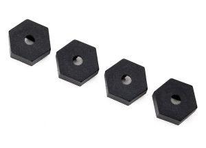 Wheel hubs, hex (4) - Xtreme RC
