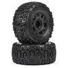Warthog SC 2.2"/3.0" Off-Road Tires Mounted on Ripper Black 6x30 Removable 12mm Hex Wheels (2) for Slash 2wd & Slash 4x4 Front or Rear