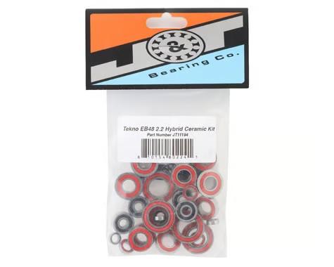 J&T Bearing Co. Tekno EB48 2.2 Bearings Kit (Hybrid Ceramic) - Xtreme RC