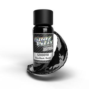 SZX00110 HIGH GLOSS BLACK / BACKER AIRBRUSH PAINT 2OZ - Xtreme RC